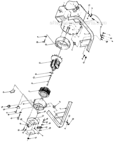 Page A Diagram and Parts List for 5510-0  Briggs and Stratton Generator